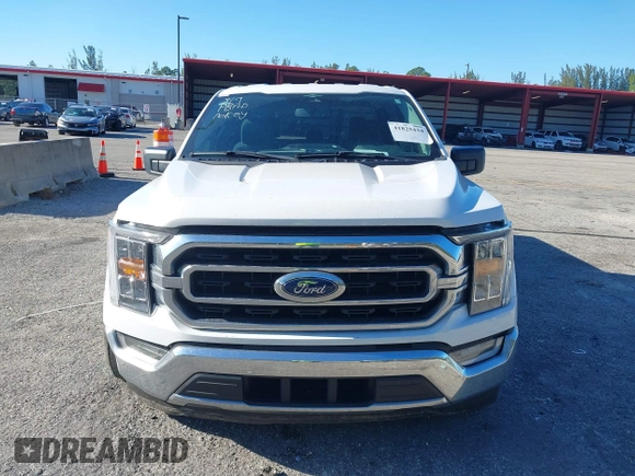 2023 Ford F-150 XL with VIN 1FTEW1CP1PKE62116, listed as a IAAI auction lot 41825434 with 27,908 mi miles. Bid and sale history available at carsss.com. Image 12.