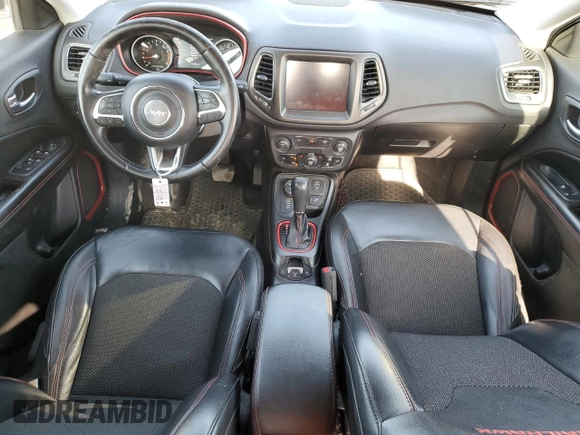 2019 Jeep Compass Trailhawk with VIN 3C4NJDDB0KT739946, listed as a Copart auction lot 44887965 with 144,502 mi miles and Salvage Title. Bid and sale history available at carsss.com. Image 8.