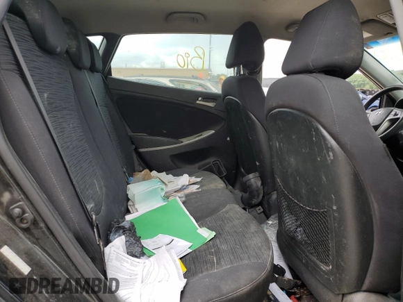 2016 Hyundai Accent SE with VIN KMHCT5AE8GU241668, listed as a Copart auction lot 57667274 with 0 mi miles and Salvage Title. Bid and sale history available at carsss.com. Image 10.