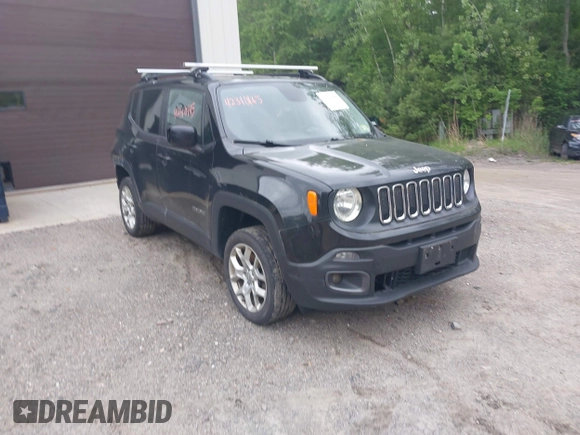 2017 Jeep Renegade Latitude with VIN ZACCJBBB3HPF65773, listed as a IAAI auction lot 42310165 with 142,698 mi miles and . Bid and sale history available at DreamBid. Image 1.