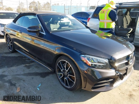 2021 Mercedes-Benz C 300 with VIN W1KWK8DB1MG070172, listed as a IAAI auction lot 41626862 with 44,622 mi miles and . Bid and sale history available at DreamBid. Image 1.