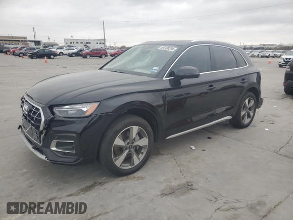 2024 Audi Q5 Premium Plus z VIN WA1BBAFY1R2000476, wystawiony jako Copart lot #84108294 z przebiegiem 11 209 mil mil oraz Szkoda całkowita • Salvage title. Historia ofert i sprzedaży dostępna na DreamBid. Obrazek 1.