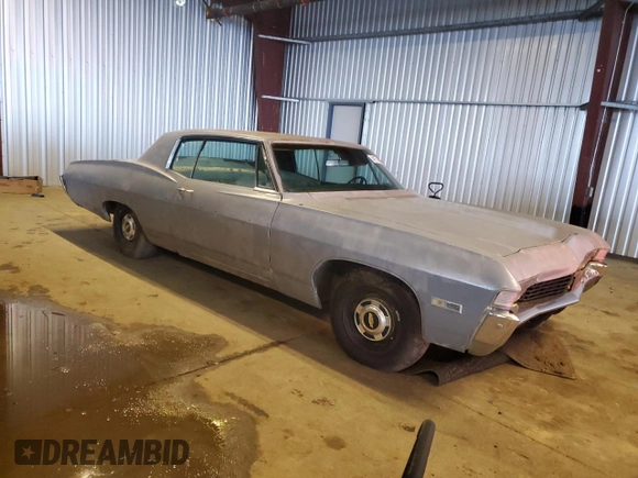 1968 Chevrolet Impala с VIN 164478C112689, выставлен на аукционе Copart как лот 84973864 с пробегом 59 255 миль миль и Чистый • Clean title. История ставок и продаж доступна на DreamBid. Изображение 4.