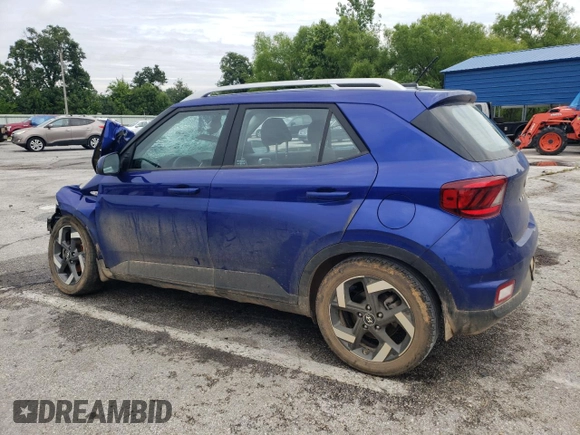 2023 Hyundai Venue SEL with VIN KMHRC8A32PU247461, listed as a Copart auction lot 59963175 with 39,036 mi miles and Salvage title. Bid and sale history available at DreamBid. Image 2.