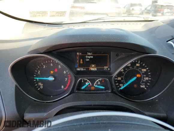 2017 Ford Escape SE with VIN 1FMCU9GD2HUD63690, listed as a Copart auction lot 47645275 with 66,735 mi miles and Salvage Title. Bid and sale history available at carsss.com. Image 9.