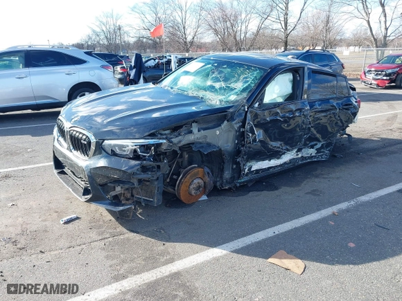 2020 BMW X4 M Competition with VIN 5YMUJ0C08LLA99688, listed as a IAAI auction lot 41226234 with 63,497 mi miles. Bid and sale history available at carsss.com. Image 2.