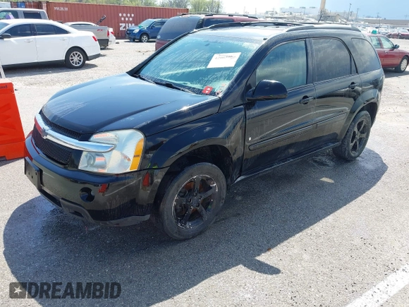 2007 Chevrolet Equinox LT with VIN 2CNDL63F076121734, listed as a IAAI auction lot 42005967 with 1 mi miles. Bid and sale history available at carsss.com. Image 2.