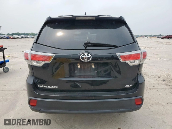 2015 Toyota Highlander XLE z VIN 5TDKKRFH0FS115854, wystawiony jako Copart lot #57512785 z przebiegiem 143 923 mil mil oraz Szkoda całkowita • Salvage title. Historia ofert i sprzedaży dostępna na DreamBid. Obrazek 6.