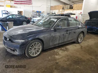 2015 BMW 3 Series 328i xDrive with VIN WBA3B3C50FJ984587, listed as a Copart auction lot 46701065 with 121,703 mi miles and Salvage Title. Bid and sale history available at carsss.com. Image 1.