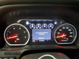2021 Chevrolet Silverado 3500HD High Country with VIN 1GC4YVEY3MF232682, listed as a Copart auction lot 84531884 with 76,754 mi miles and Salvage Title. Bid and sale history available at DreamBid. Image 9.