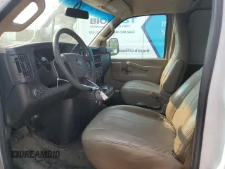 2018 Chevrolet Express Cargo with VIN 1GCWGAFP9J1241003, listed as a Copart auction lot 58662385 with Not provided miles and Salvage title. Bid and sale history available at DreamBid. Image 7.