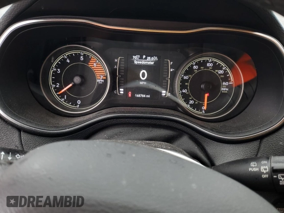 2019 Jeep Cherokee Latitude Plus with VIN 1C4PJMLN7KD360534, listed as a Copart auction lot 51105745 with 168,784 mi miles and Salvage title. Bid and sale history available at DreamBid. Image 9.