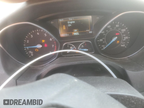 2017 Ford Focus SE with VIN 1FADP3F24HL208356, listed as a Copart auction lot 51853995 with 109,319 mi miles and Salvage Title. Bid and sale history available at carsss.com. Image 15.
