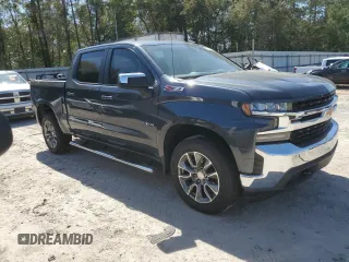 2021 Chevrolet Silverado 1500 LT with VIN 1GCUYDED6MZ317005, listed as a Copart auction lot 47091675 with 46,381 mi miles and Salvage Title. Bid and sale history available at DreamBid. Image 4.