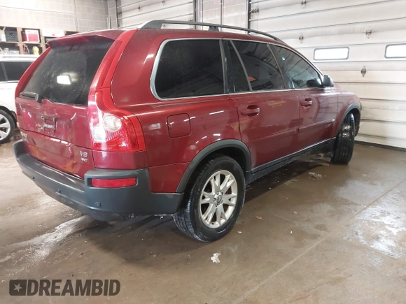 2005 Volvo XC90 with VIN YV1CZ852651207970, listed as a IAAI auction lot 41280471 with 1 mi miles. Bid and sale history available at carsss.com. Image 4.