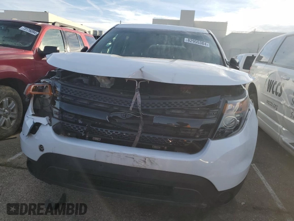 2013 Ford Utility Police Interceptor with VIN 1FM5K8AR9DGC73183, listed as a Copart auction lot 82955384 with 92,876 mi miles and Salvage Title. Bid and sale history available at carsss.com. Image 5.