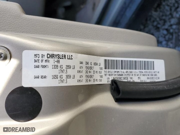 2008 Jeep Commander Limited with VIN 1J8HG58268C190536, listed as a Copart auction lot 44452105 with 88,180 mi miles and Salvage Title. Bid and sale history available at carsss.com. Image 13.