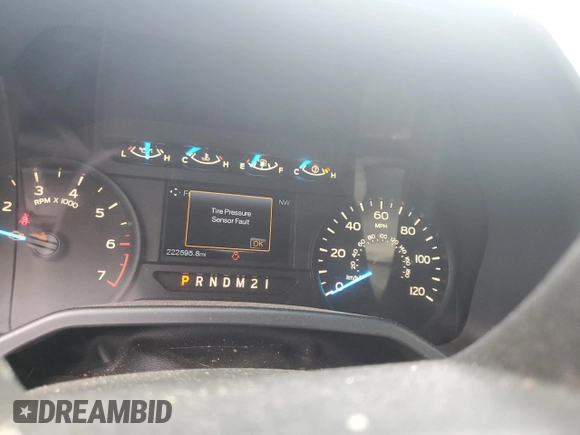 2015 Ford F-150 XL with VIN 1FTEX1CP5FKE13304, listed as a Copart auction lot 64386185 with 222,595 mi miles and Salvage title. Bid and sale history available at DreamBid. Image 9.