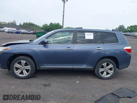2012 Toyota Highlander Limited with VIN 5TDDK3EH4CS138265, listed as a IAAI auction lot 42505167 with 141,710 mi miles and . Bid and sale history available at DreamBid. Image 14.