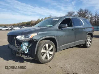 2019 Chevrolet Traverse LT Leather with VIN 1GNEVHKW9KJ172474, listed as a Copart auction lot 42920855 with 81,051 mi miles and Salvage Title. Bid and sale history available at carsss.com. Image 1.