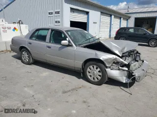 2004 Mercury Grand Marquis LS Premium with VIN 2MEFM75WX4X623362, listed as a Copart auction lot 71771224 with 58,520 mi miles and Salvage Title. Bid and sale history available at carsss.com. Image 4.