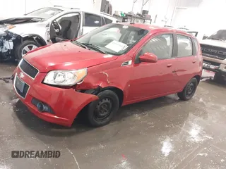 2009 Chevrolet Aveo 1LT with VIN KL1TD66E89B615900, listed as a IAAI auction lot 42061164 with 117,724 mi miles and . Bid and sale history available at DreamBid. Image 2.