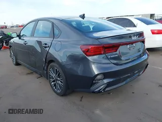 2023 Kia Forte GT-Line with VIN 3KPF54AD7PE672949, listed as a IAAI auction lot 41705154 with 14,897 mi miles. Bid and sale history available at carsss.com. Image 3.