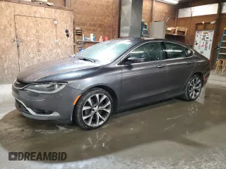 2015 Chrysler 200 C with VIN 1C3CCCEG3FN644278, listed as a Copart auction lot 50425775 with 148,035 mi miles and Salvage Title. Bid and sale history available at carsss.com. Image 1.