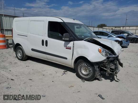 2016 Ram ProMaster City Cargo Tradesman with VIN ZFBERFAT1G6B00340, listed as a Copart auction lot 69649894 with 235,619 mi miles and Salvage Title. Bid and sale history available at DreamBid. Image 4.