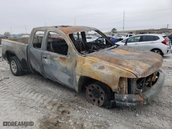 2008 Chevrolet Silverado 1500 Work Truck with VIN 1GCEC19C58Z227207, listed as a Copart auction lot 45215675 with 0 mi miles and Salvage Title. Bid and sale history available at carsss.com. Image 4.