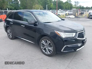 2019 Acura MDX Technology with VIN 5J8YD4H50KL012408, listed as a IAAI auction lot 42709112 with 112,383 mi miles and . Bid and sale history available at DreamBid. Image 1.