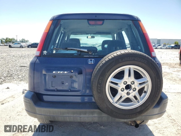 1997 Honda CR-V with VIN JHLRD1857VC028596, listed as a Copart auction lot 48622435 with 93,336 mi miles and Salvage Title. Bid and sale history available at carsss.com. Image 6.