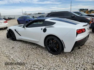 2018 Chevrolet Corvette 2LT with VIN 1G1YD2D70J5101448, listed as a Copart auction lot 43195995 with 34,473 mi miles and Salvage Title. Bid and sale history available at DreamBid. Image 2.