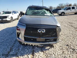 2025 Infiniti QX80 AUTOGRAPH with VIN JN8AZ3CC3S9600497, listed as a Copart auction lot 85552714 with 0 mi miles and Salvage Title. Bid and sale history available at carsss.com. Image 5.