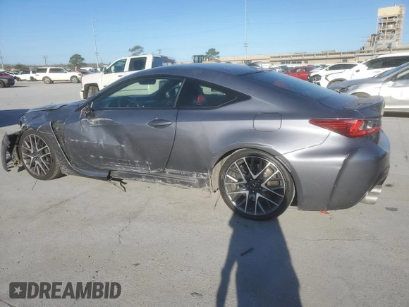 2015 Lexus RC F F z VIN JTHHP5BC9F5000446, wystawiony jako Copart lot #47024075 z przebiegiem 82 601 mil mil oraz Szkoda całkowita • Salvage title. Historia ofert i sprzedaży dostępna na DreamBid. Obrazek 2.