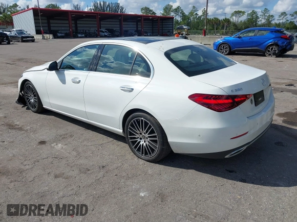 2022 Mercedes-Benz C 300 with VIN W1KAF4HB1NR066307, listed as a IAAI auction lot 41535720 with 18,889 mi miles and . Bid and sale history available at DreamBid. Image 3.