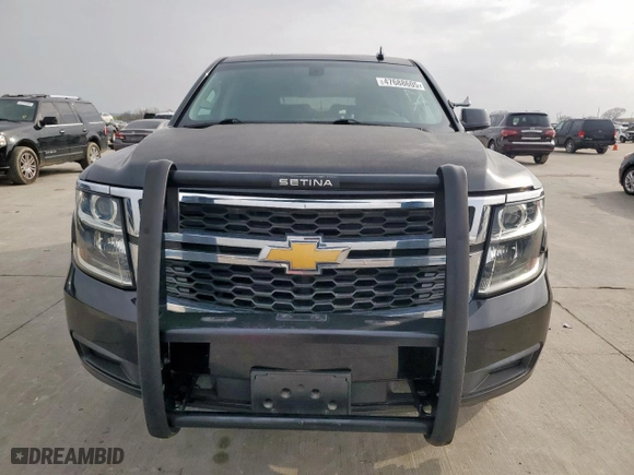 2018 Chevrolet Tahoe Commercial with VIN 1GNLCDEC9JR253143, listed as a Copart auction lot 47688605 with 140,944 mi miles and Clean Title. Bid and sale history available at carsss.com. Image 5.