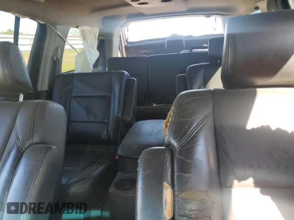 2008 Infiniti QX56 with VIN 5N3AA08D58N907367, listed as a Copart auction lot 47493095 with Not provided miles and Salvage title. Bid and sale history available at DreamBid. Image 10.