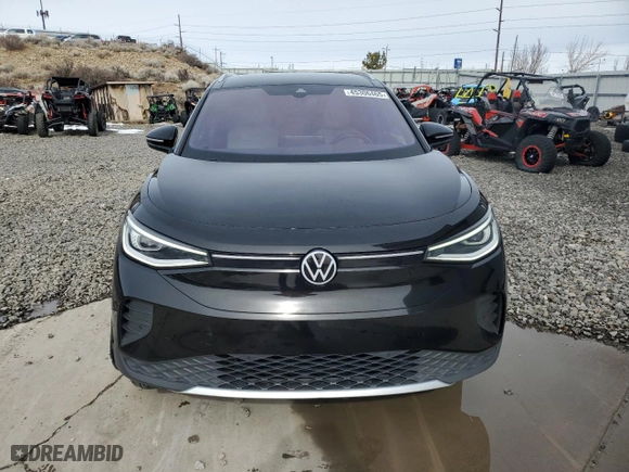 2022 Volkswagen ID.4 Pro S with VIN WVGUNPE26NP038011, listed as a Copart auction lot 45306465 with 35,637 mi miles and Salvage Title. Bid and sale history available at carsss.com. Image 5.