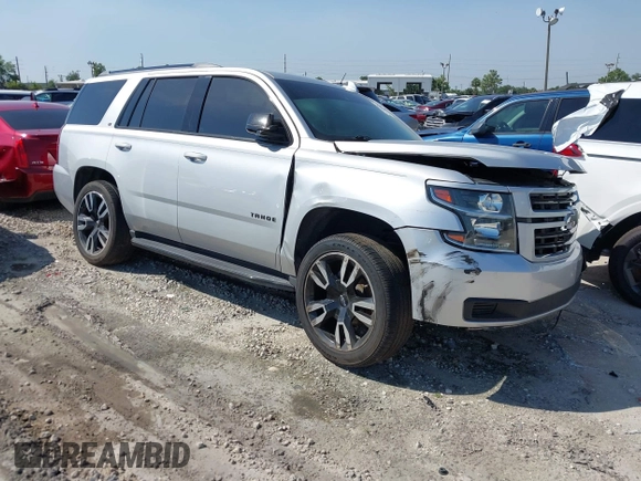 2019 Chevrolet Tahoe LT with VIN 1GNSCBKC0KR240660, listed as a IAAI auction lot 42265044 with 109,720 mi miles and . Bid and sale history available at DreamBid. Image 1.