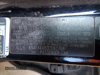 2014 Kia Forte EX with VIN KNAFX4A82E5162768, listed as a Copart auction lot 53695825 with 161,633 mi miles and Clean Title. Bid and sale history available at carsss.com. Image 12.