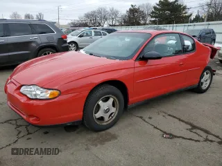 2002 Chevrolet Monte Carlo LS with VIN 2G1WW12E729333367, listed as a Copart auction lot 46248995 with 187,138 mi miles and Salvage Title. Bid and sale history available at carsss.com. Image 1.
