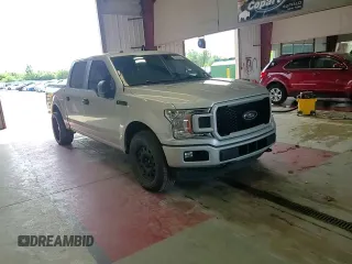 2018 Ford F-150 XL with VIN 1FTEW1EP9JFA75844, listed as a Copart auction lot 43966835 with 133,839 mi miles and Salvage title. Bid and sale history available at DreamBid. Image 13.