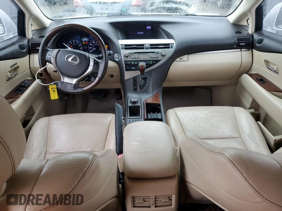 2013 Lexus RX 350 with VIN JTJZK1BA2D2008332, listed as a Copart auction lot 48825575 with 117,321 mi miles and Salvage Title. Bid and sale history available at DreamBid. Image 8.