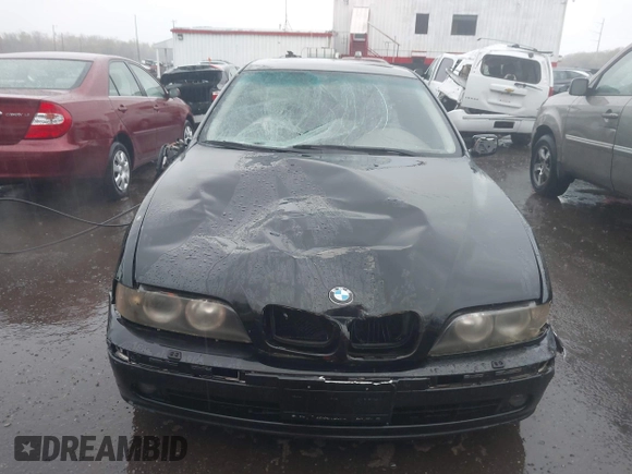 2002 BMW 5 Series 525iA with VIN WBADT43432GY95893, listed as a IAAI auction lot 42002537 with 140,026 mi miles. Bid and sale history available at carsss.com. Image 12.
