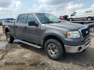 2007 Ford F-150 XLT with VIN 1FTPW14V87FB28471, listed as a Copart auction lot 55697665 with 105,458 mi miles and Clean Title. Bid and sale history available at DreamBid. Image 4.