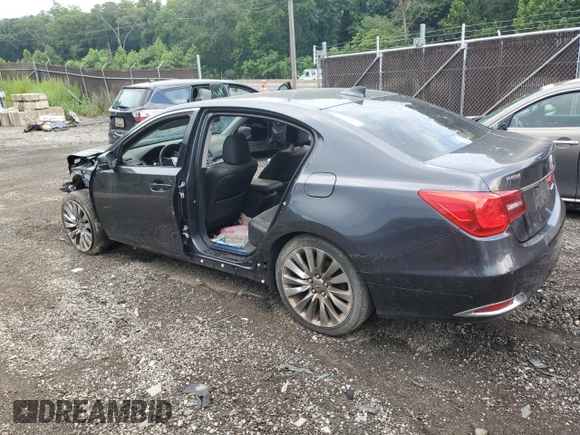 2016 Acura RLX Technology with VIN JH4KC1F50GC001441, listed as a Copart auction lot 62660765 with Not provided miles and Salvage title. Bid and sale history available at DreamBid. Image 2.