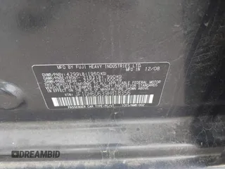 2009 Subaru Impreza i z VIN JF1GH60639H818356, wystawiony jako IAAI lot #42374198 z przebiegiem 189 363 mil mil oraz . Historia ofert i sprzedaży dostępna na DreamBid. Obrazek 9.