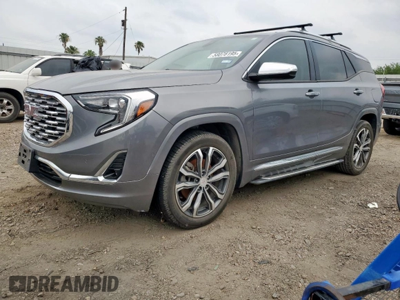 2018 GMC Terrain Denali with VIN 3GKALSEX8JL385166, listed as a Copart auction lot 58078195 with 94,068 mi miles and Salvage title. Bid and sale history available at DreamBid. Image 1.