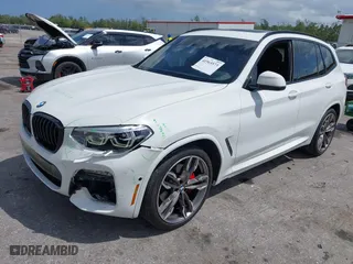 2021 BMW X3 M40i with VIN 5UXTY9C04M9G46876, listed as a IAAI auction lot 41965573 with 112,893 mi miles. Bid and sale history available at carsss.com. Image 17.